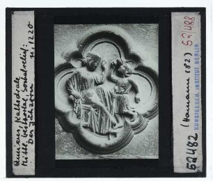 Amiens, Kathedrale Notre Dame : Mittleres Westportal, Sockelrelief, Der Jähzorn