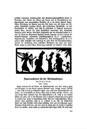 Papierarbeiten für die Weihnachtszeit