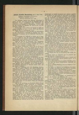 Siebente ordentliche Versammlung vom 1. April 1882