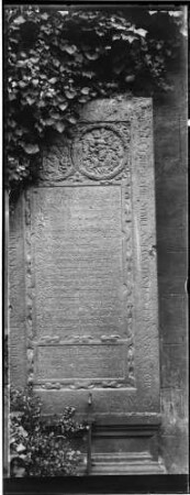 Heidelberg Peterskirche Grabstein von 1574