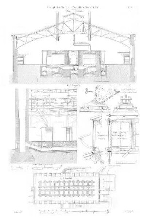 Tafel: Königliche Berliner Porzellan-Manufactur. Ofen-Gebäude. Bl. IV