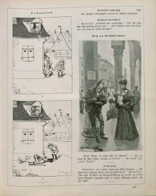 "Ein Gaunerstreich" "Auch Geschäftsmann"
