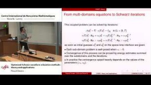 Optimized Schwarz waveform relaxation methods: theory and applications