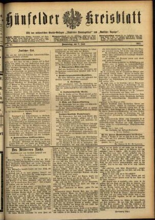Ausgabe vom Donnerstag, den 06. Juni 1912.