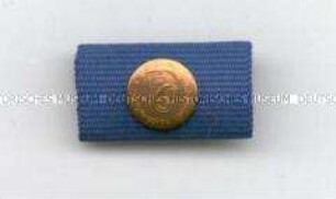 Interimsspange zur Medaille "Für hervorragende Leistungen an der Erdgastrasse" in Bronze, DDR