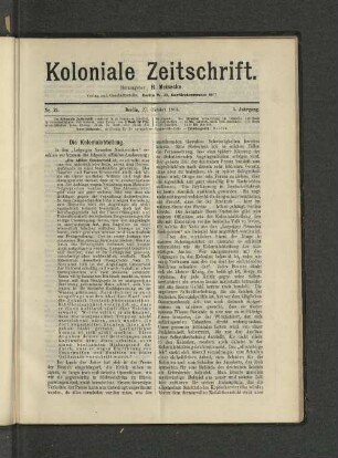 Nr. 22 27.Oktober 1904.