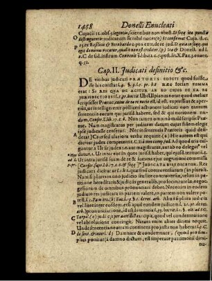 Cap. II. Judicati definitio &c.