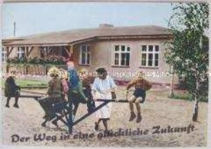 Agitationsmaterial zum Nationalen Aufbauwerk in der DDR