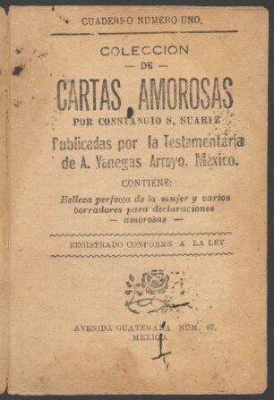 Cuaderno N°. 1
