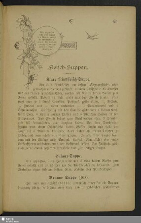 Fleisch-Suppen