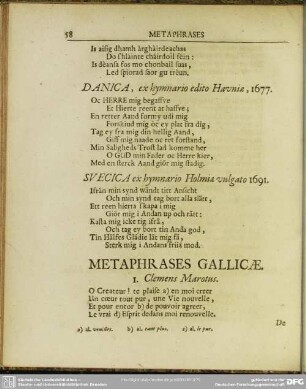Metaphrases Gallicae