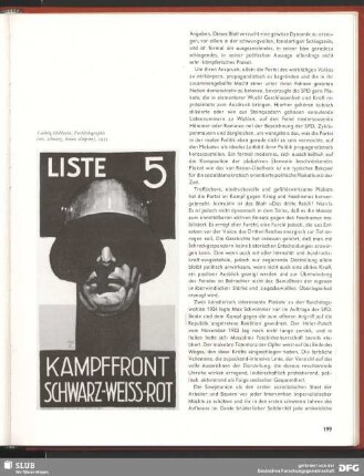 Liste 5. Kampffront Schwarz-Weiß-Rot
