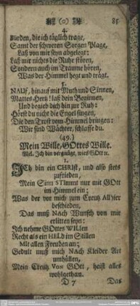 (49.) Mein Wille, Gottes Wille