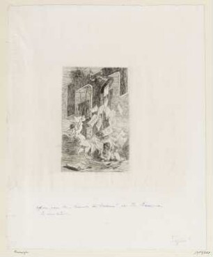 Zwei Amoren, Titelblatt aus: Théodore Hannon, "Les vingt-quatre coups de sonnets", Brüssel 1876
