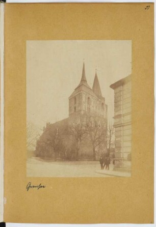 Marienkirche, Gransee: Ansicht (aus: Skizzen- und Fotoalbum 12)