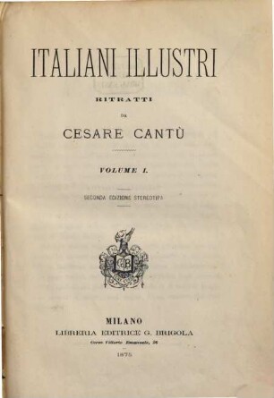 Italiani illustri : ritratti, 1