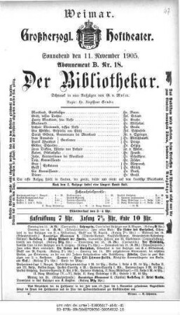 Der Bibliothekar