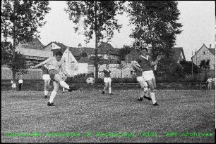 Fußballturnier der Abteilungen des Kernforschungszentrums Karlsruhe (KfK)