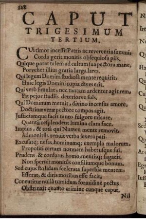 Caput Trigesimum Tertium