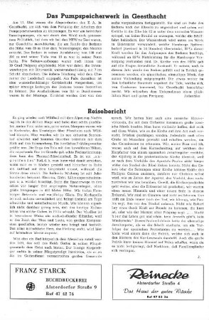 Das Pumpspeicherwerk in Geesthacht