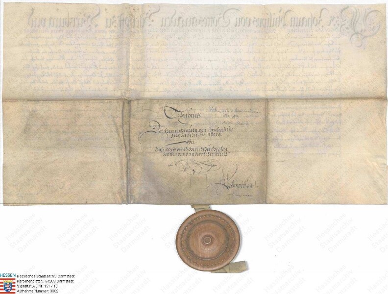 von Heusenstamm: Bischof Johann Philipp von Würzburg