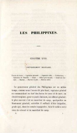 Chapitre XVIII. Gouvernement militaire