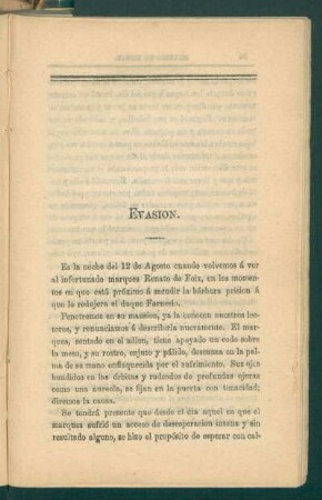Evasión.