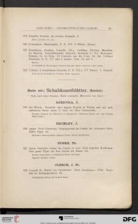 Schabkunstblätter (Nr. 323-409)