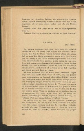 Freiheit