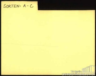 PFLAUME: Sorten A-C