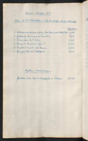 Sommersemester 1946