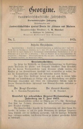 No. 7. Juli. 1875.
