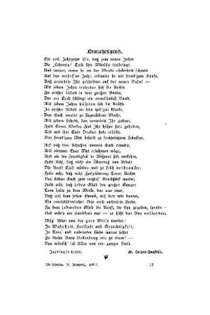 Neujahrsgruß