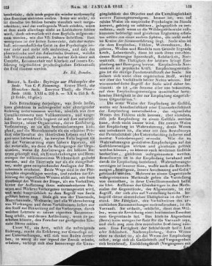 Flemming, C. F.: Beiträge zur Philosophie der Seele. T. 1-2. Berlin: Enslin 1830
