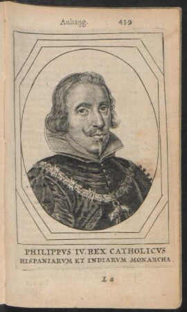 Philippus IV. Rex Catholicus Hispaniarum Et Indiarum Monarcha