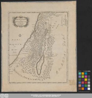 Delineatio Palaestinae sive Terrae Sanctae maxime ad Had. Relandi mentem composita