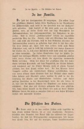 Die Pflichten des Vaters