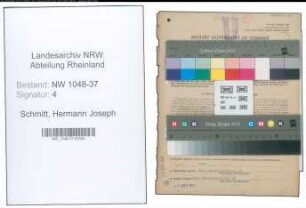 Entnazifizierung Hermann Joseph Schmitt , geb. 01.07.1896 (Dioezesanpraeses)