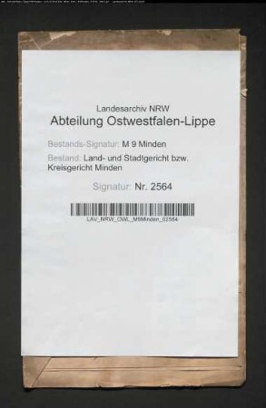 Ablösungsrezeß zwischen dem Domänenfiskus und Pflichtigen auf der Ziegelei bei Petershagen.