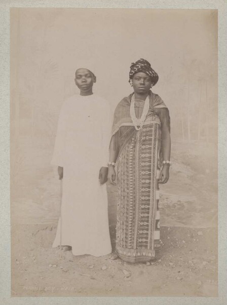 "Swahili. Boy and woman" (OT)