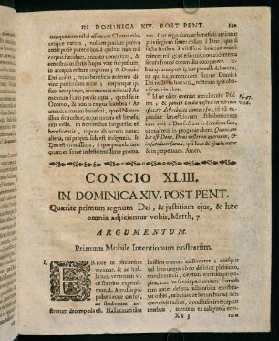 349-357, Concio XLIII. in dominica XIV. post pentecostes