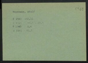 Weydmann, Adolf