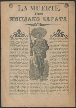 La muerte de Emiliano Zapata