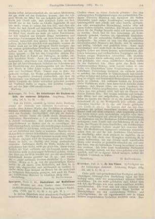 313-314 [Rezension] Spurgeon, C. H., Illustrationen und Meditationen oder: Blumen aus dem Garten eines Puritaners. Destilliert und dargeboten