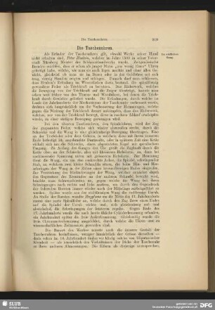 Die Taschenuhren