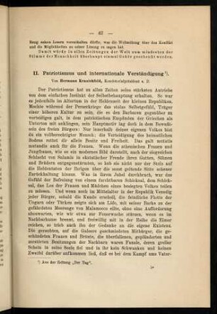 67-71, II. Patriotismus und internationale Verständigung