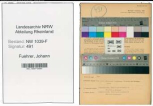 Entnazifizierung Johann Fuehrer , geb. 11.08.1894 (Krankenkassenleiter)