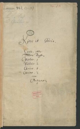 Messen; V (4), Coro, orch; C-Dur