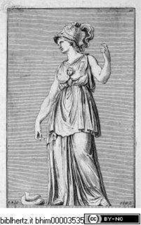 Philippo L. Baroni de Stosch antiquitatis amatori... Nürnberg 1732, Minerva