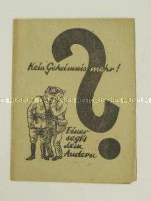 Wahlkampfschrift der Roten Schupozellen Berlins für die KPD zu den Reichstagswahlen 1930